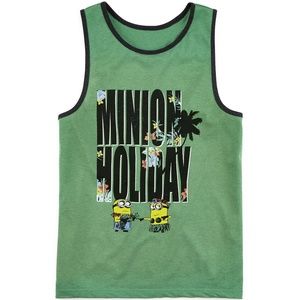 New! Despicable Me Minion Holiday Tank Top T-Shirt Youth Medium (10/12)